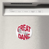 Great Dane Laid Back Merle UC Magnet (In Situ (Geschirrspüler))