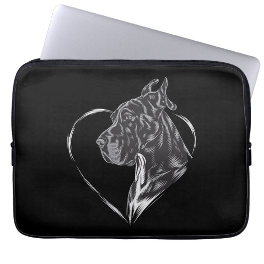 Great Dane Laptopschutzhülle (Vorderseite)