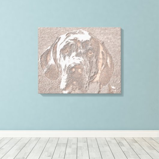 GREAT DANE LEINWANDDRUCK (Insitu (Holzboden))