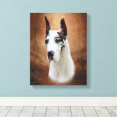 Great Dane Leinwanddruck (Insitu (Holzboden))