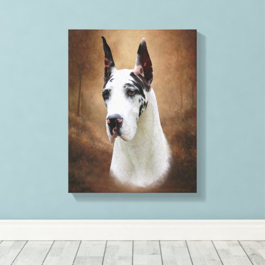 Great Dane Leinwanddruck (Insitu (Holzboden))