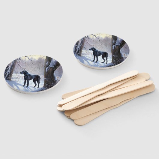 Great Dane Let it Schnee Weihnachten Fächer (Non-assembled)