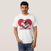 Great Dane Liebe Bites T-Shirt (Vorne ganz)