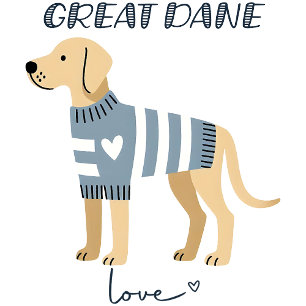 Great Dane Liebe T-Shirt
