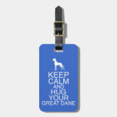 Great Dane Luggage Gepäckanhänger (Vorderseite vertikal)