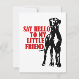 Great Dane lustige Kinder Party Einladungen