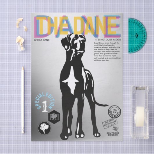Great Dane Magazine   Seidenpapier (Handwerk)