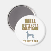 Great Dane Magnet (Vorderseite/Rückseite)