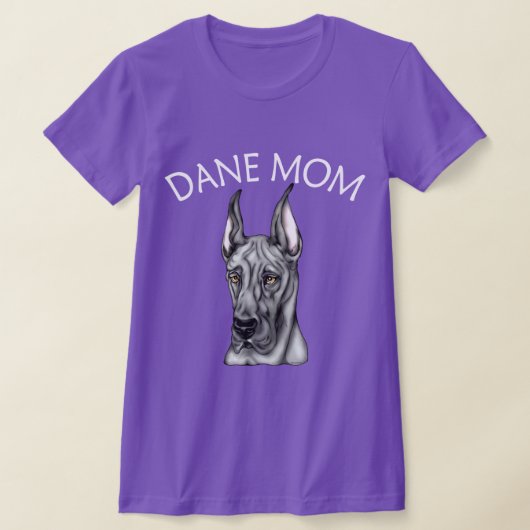 Great Dane Mama Black T-Shirt (Ablage )