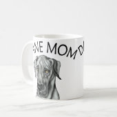 Great Dane Mama Black UC Kaffeetasse (Vorderseite Links)