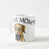 Great Dane Mama Brindle UC Kaffeetasse (Vorderseite Links)