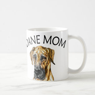 Great Dane Mama Brindle UC Kaffeetasse