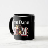 Great Dane Mama Tasse (Vorderseite Links)