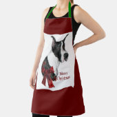 Great Dane Mantle Christmas Geschenke Schürze (InSitu)