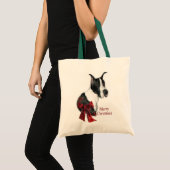 Great Dane Mantle Christmas Geschenke Tragetasche (Vorderseite (Produkt))