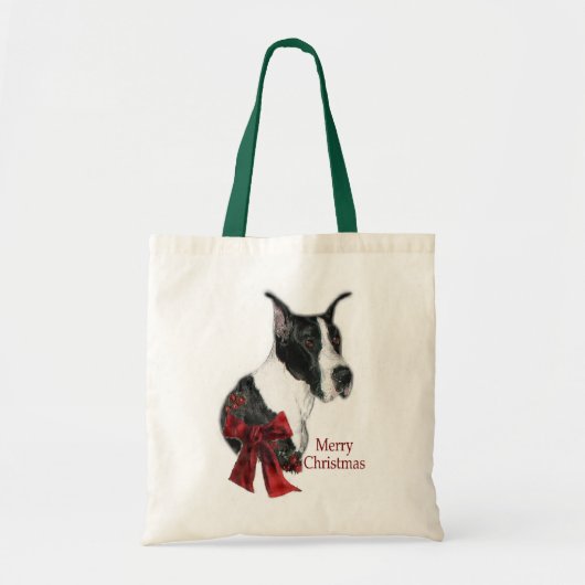 Great Dane Mantle Christmas Geschenke Tragetasche (Vorne)