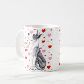 Great Dane Mantle Kiss Kaffeetasse (Vorderseite Links)