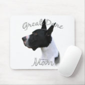Great Dane (mantle) Mama 2 Mousepad (Mit Mouse)