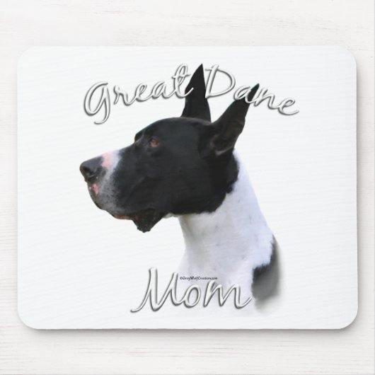 Great Dane (mantle) Mama 2 Mousepad (Vorne)