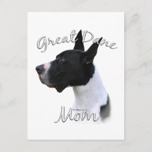 Great Dane (mantle) Mama 2 Postkarte