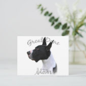 Great Dane (mantle) Mama 2 Postkarte (Stehend Vorderseite)
