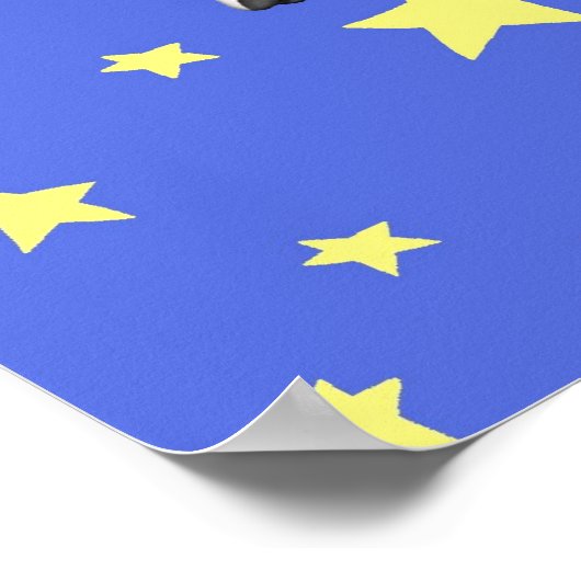 Great Dane Mantle Twinkle Poster (Ecke)