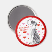 Great Dane Mantle UC Kiss Magnet (Vorderseite/Rückseite)
