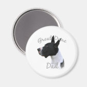 Great Dane (mantle) Vater 2 Magnet (Vorderseite/Rückseite)