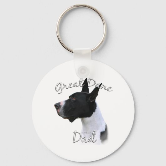 Great Dane (mantle) Vater 2 Schlüsselanhänger (Vorderseite)