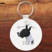Great Dane (mantle) Vater 2 Schlüsselanhänger (Vorderseite)
