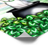 Great Dane MerleB Pot O Gold Poster (Ecke)