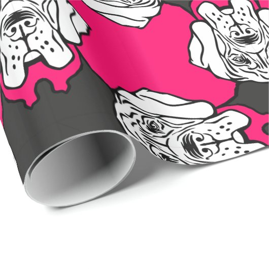 Great Dane Mister Geschenkpapier (Rolleneckpunkt)