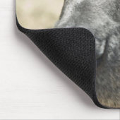 Great Dane mit Hut und Sonnenbrille Mousepad (Ecke)