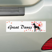 Great Dane mit Sternen Autoaufkleber (Auf Auto)