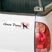 Great Dane mit Sternen Autoaufkleber (Auf Lkw)