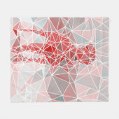 Great Dane Modern Fleecedecke (Vorderseite (Horizontal))