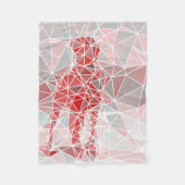 Great Dane Modern Fleecedecke (Vorderseite)