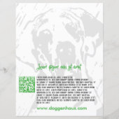 Great Dane Modern Stationery (Rückseite)