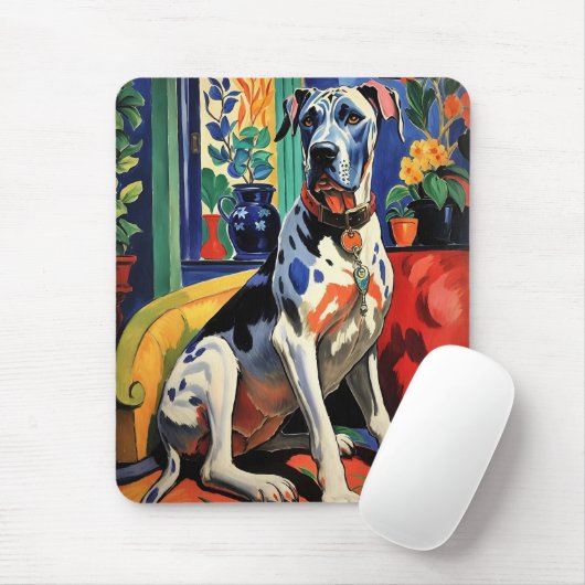 Great Dane Mousepad (Mit Mouse)