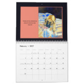 Great Dane Natural Ohren Kalender (Feb 2027)