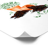 Great Dane Naughty Pup Black Poster (Ecke)