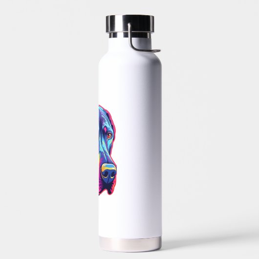 Great Dane Neon Design Trinkflasche (Links)
