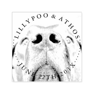 Great Dane Nose Briefmarke Permastempel