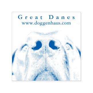 Great Dane Nose Briefmarke Permastempel