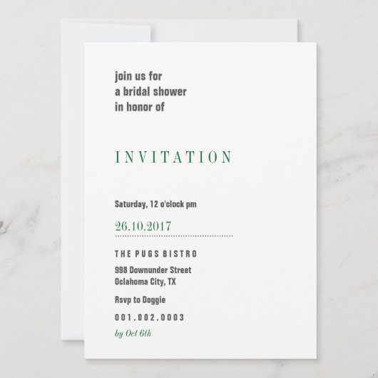 Great Dane Nose up Einladung (Rückseite)