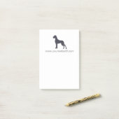 Great Dane Notes Post-it Klebezettel (Auf Schreibtisch)