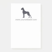Great Dane Notes Post-it Klebezettel (Vorderseite)