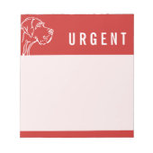 Great Dane Notizblock (Vorderseite)