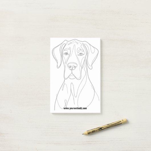 Great Dane Notizen (Auf Schreibtisch)