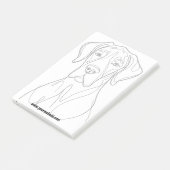 Great Dane Notizen (angewinkelt)